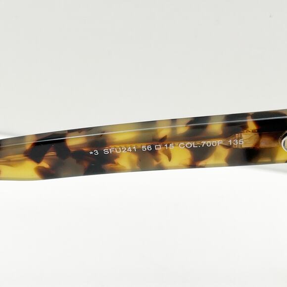 Furla by De Rigo Full Rim Cat Eye Sunglasses in Black - Picture 6 of 7